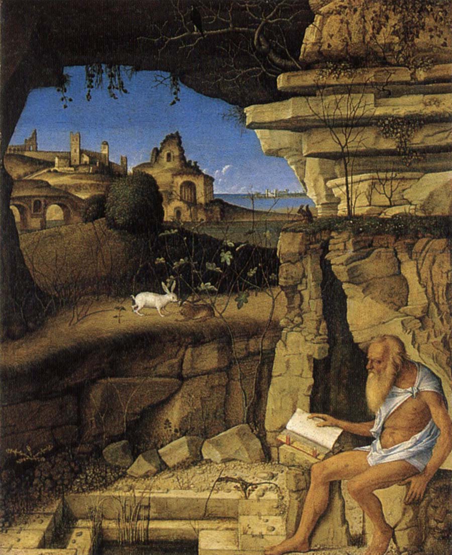 Giovanni Bellini The Holy Hieronymus laser